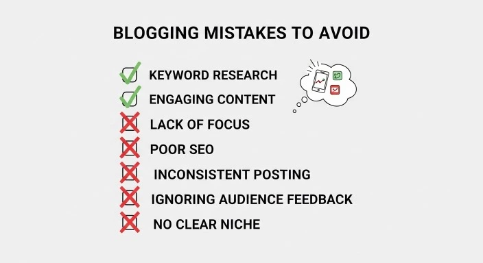 Blogging mistakes that waste time