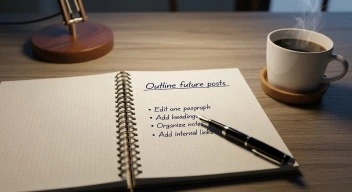 blogging tasks for low energy days