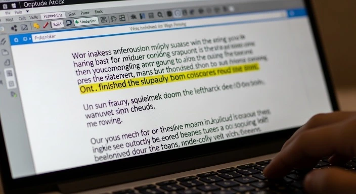 stopping mid thought to make writing easier