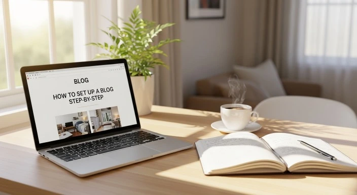 How to set up a blog step by step without overwhelm